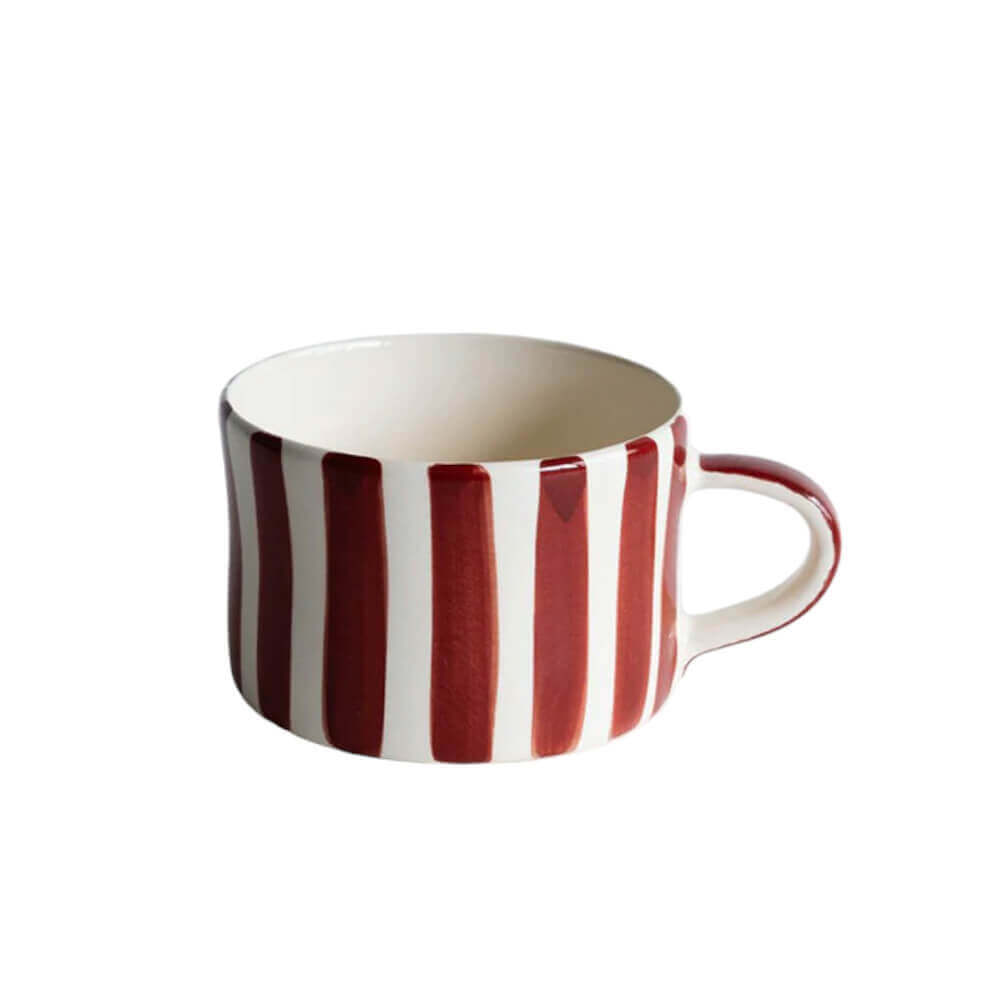 Musango Candy Stripe Mug Paprika